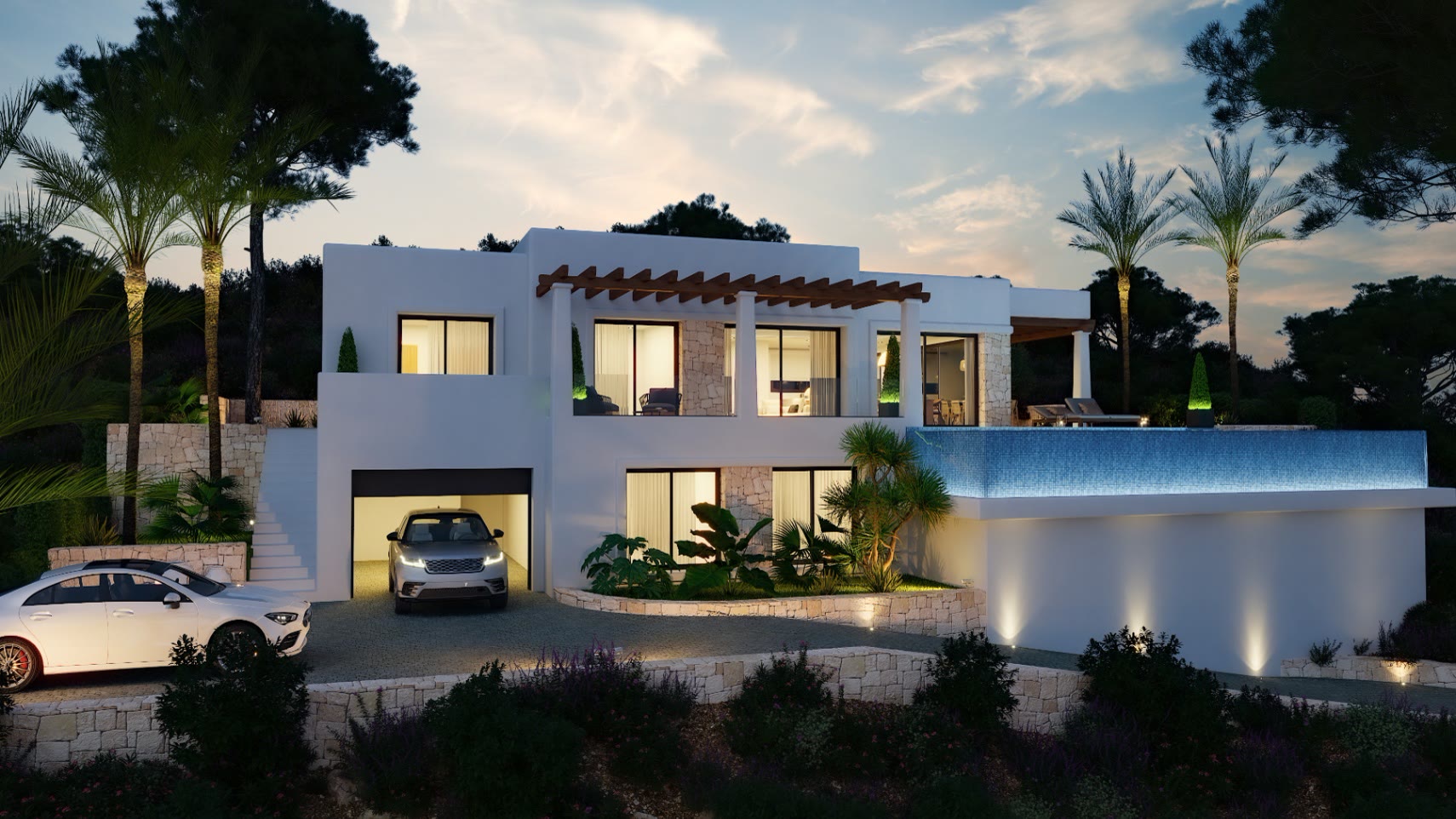 Villa moderna junto al campo de golf con piscina infinity en Benissa – Foto 7