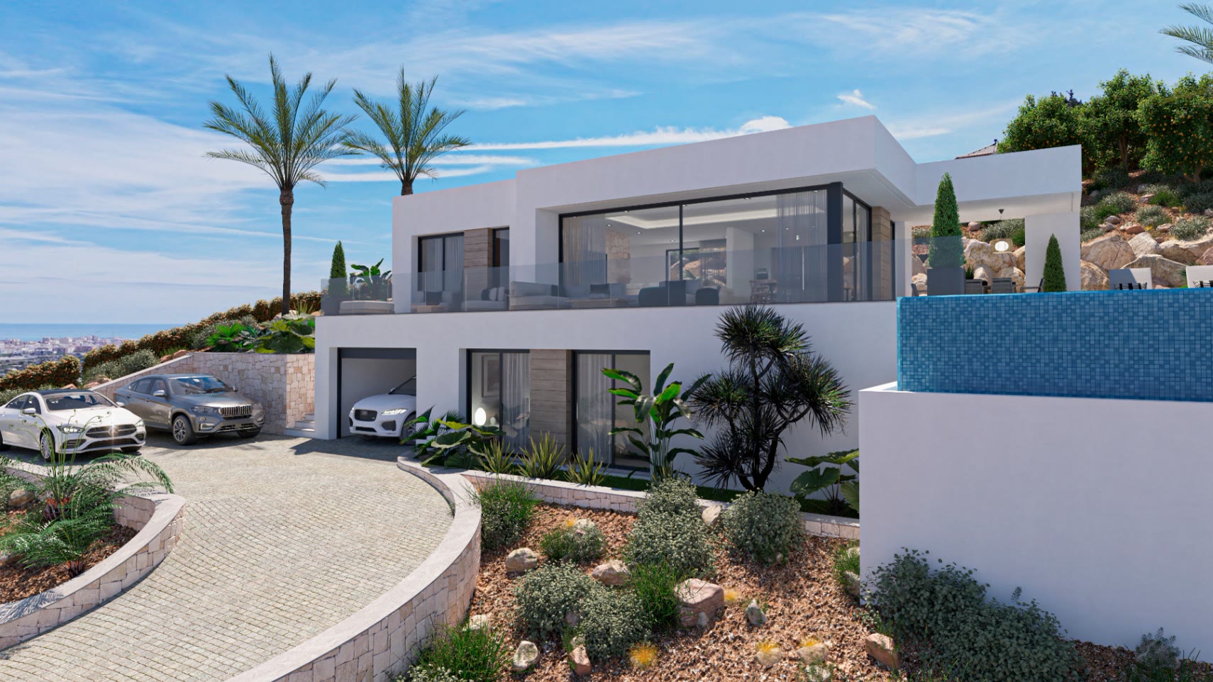 New-build villa with far-reaching views in Pedreguer-La Sella – photo 1