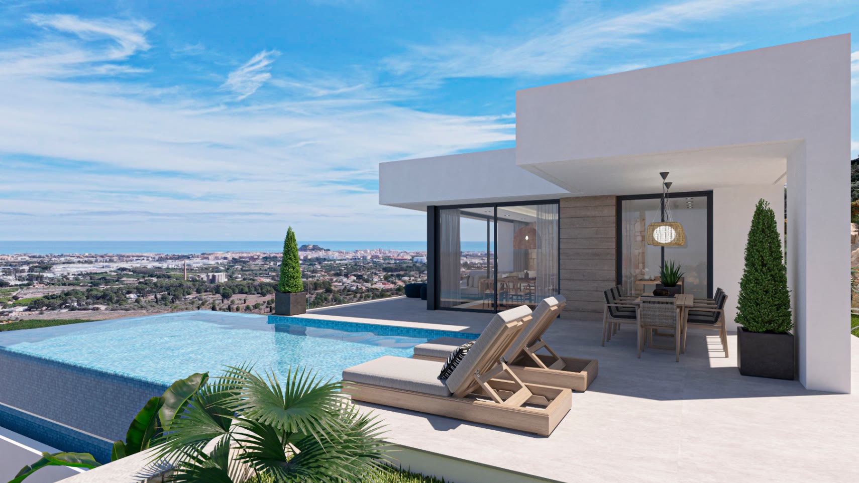 New-build villa with far-reaching views in Pedreguer-La Sella – photo 2