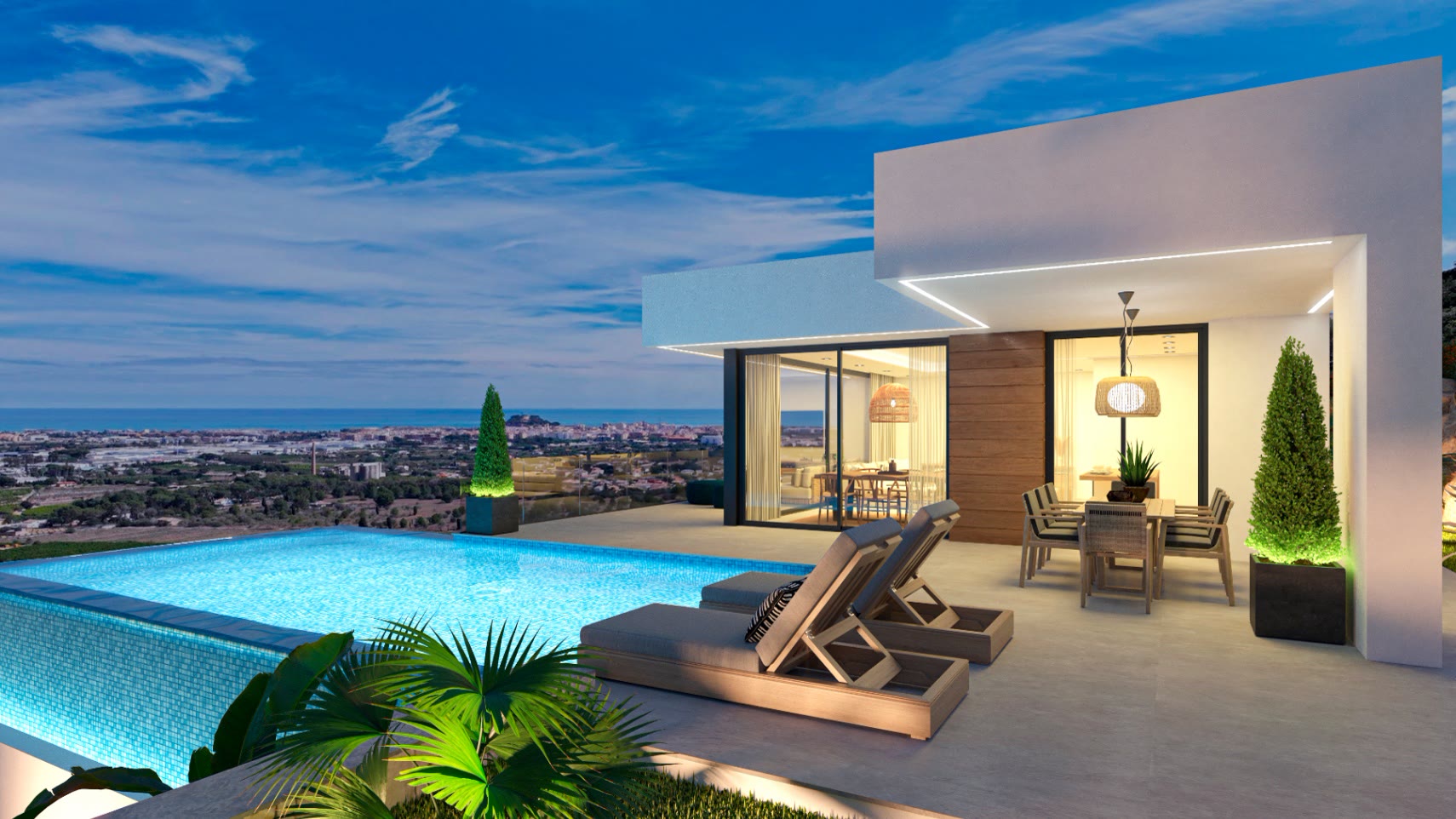 New-build villa with far-reaching views in Pedreguer-La Sella – photo 4