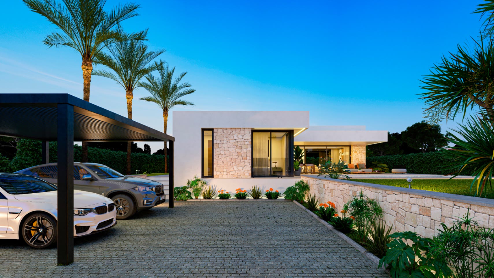 Eingeschossige Neubauvilla mit Pool in Jávea (zweite Villa der Anlage) – Foto 7