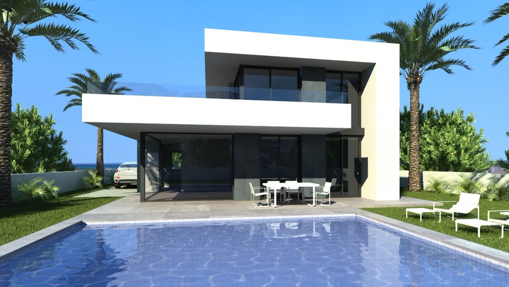 Moderne Zweigeschoss-Villa mit Pool nahe dem Zentrum von Dénia – Foto 5