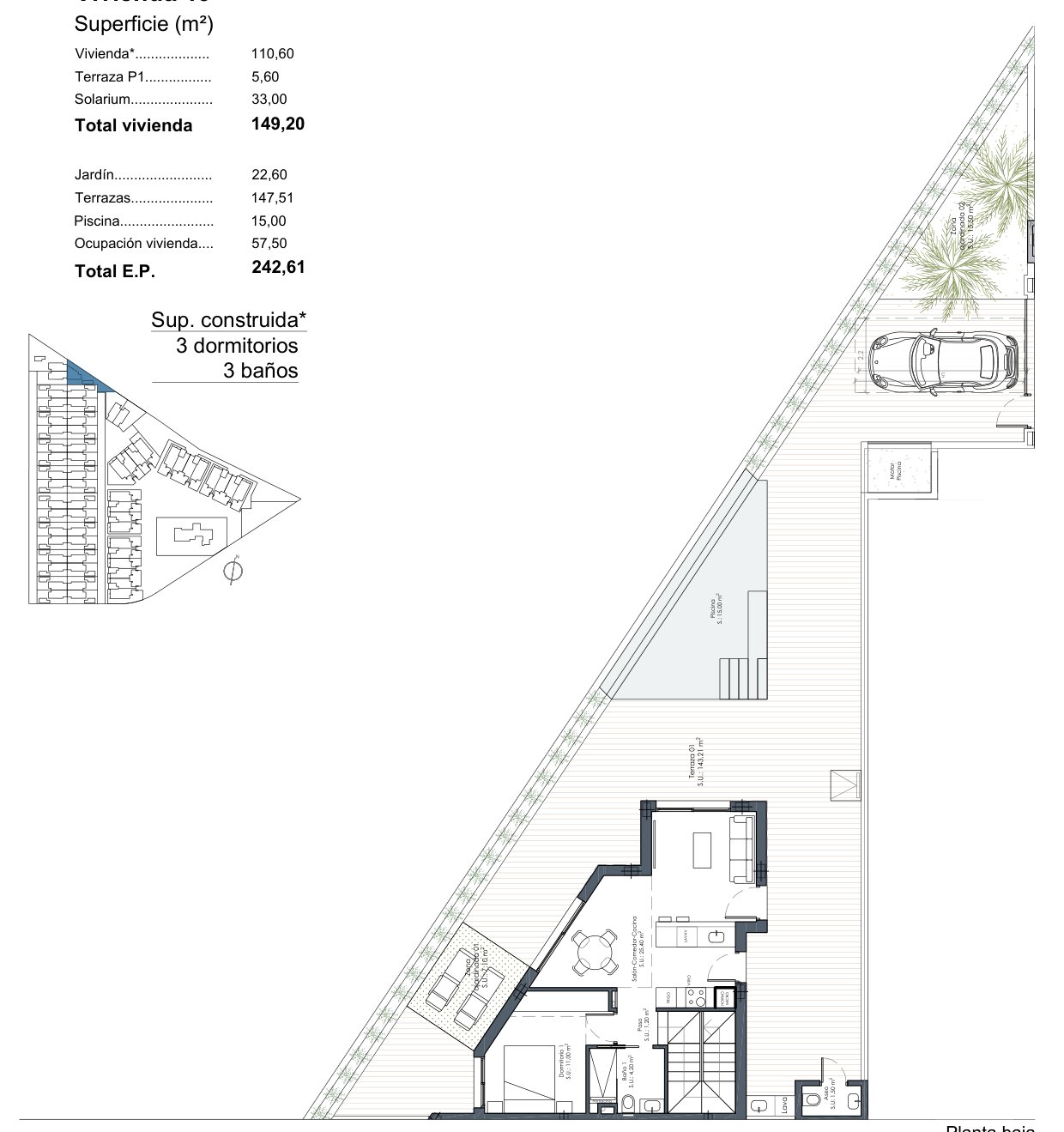 Floor plan of the ground floor