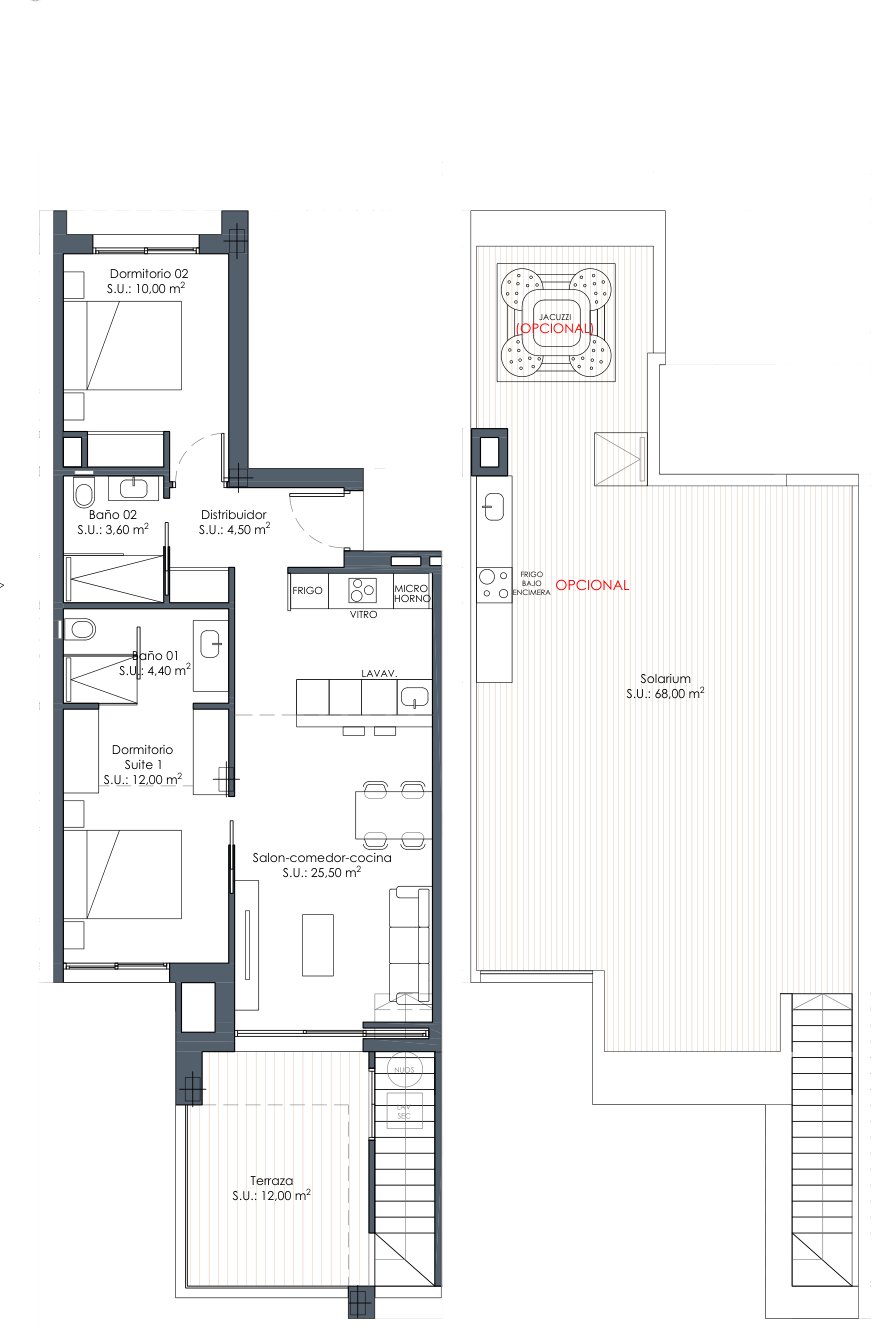 Grundriss der Wohnung