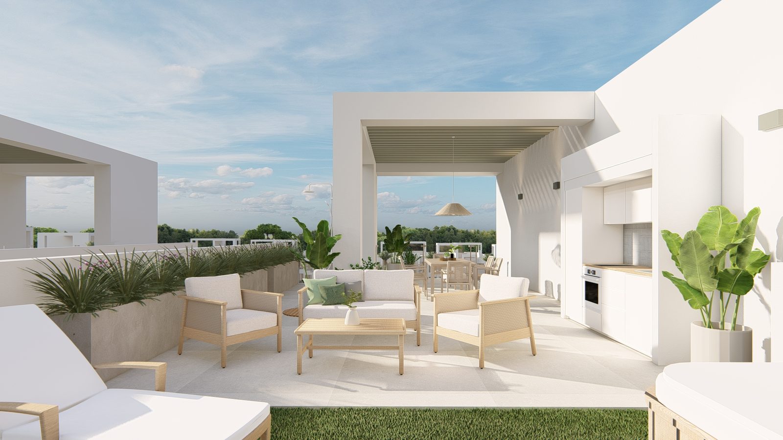 Apartment with three bedrooms and roof solarium – photo 7