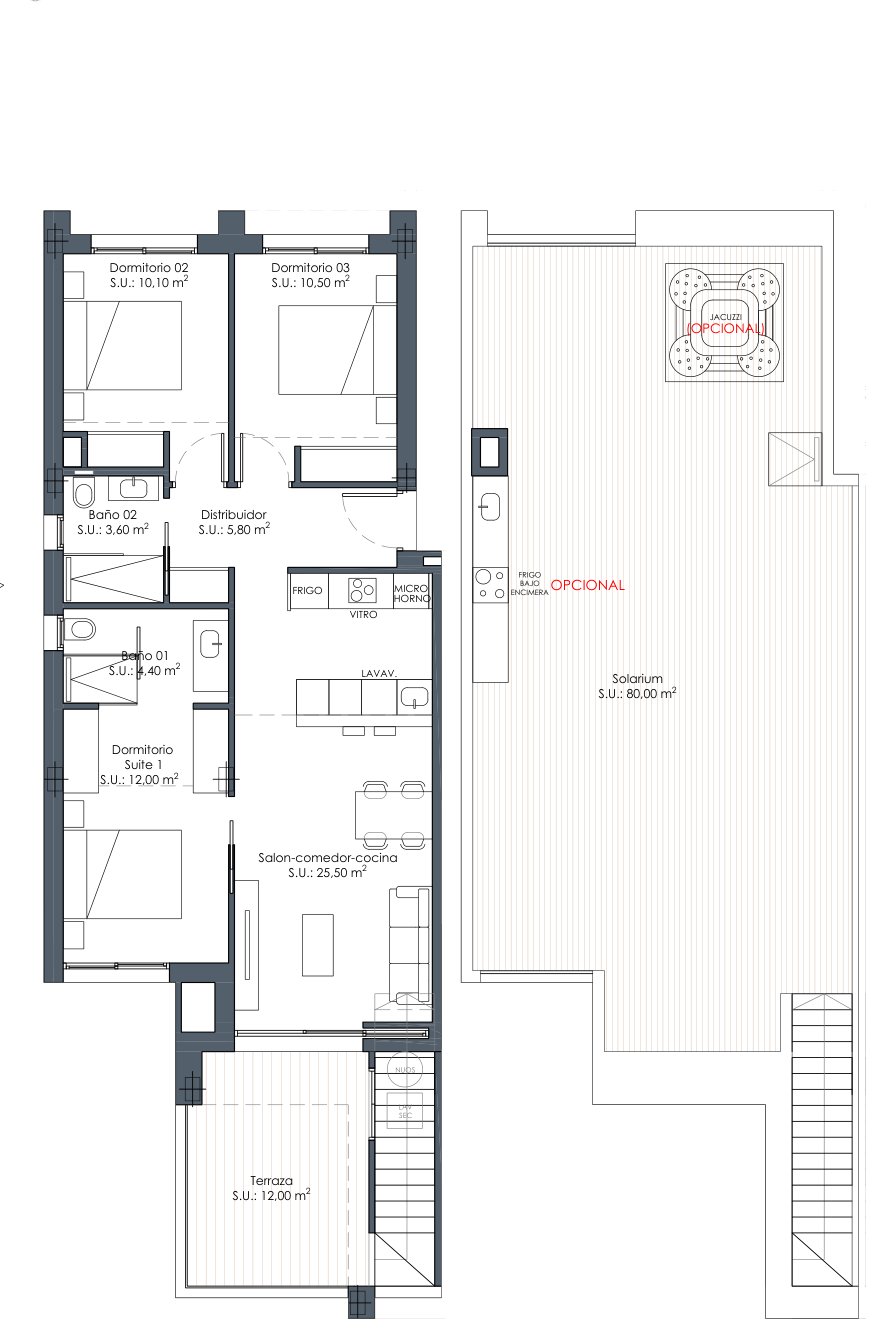 Floor plan of the apartment