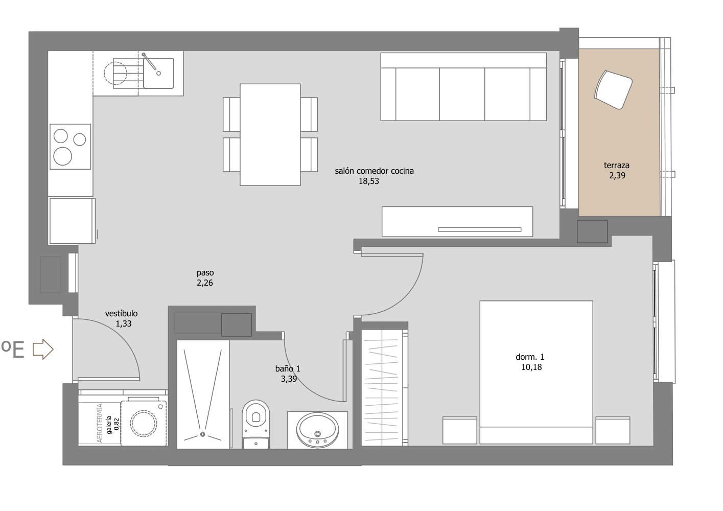 Floor plan (developer plan)