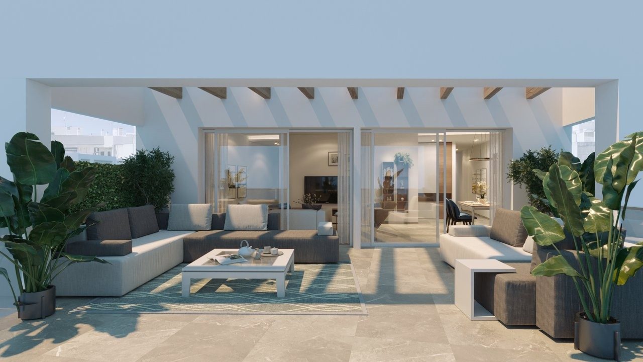 New-build apartments with roof solarium and pool – photo 1