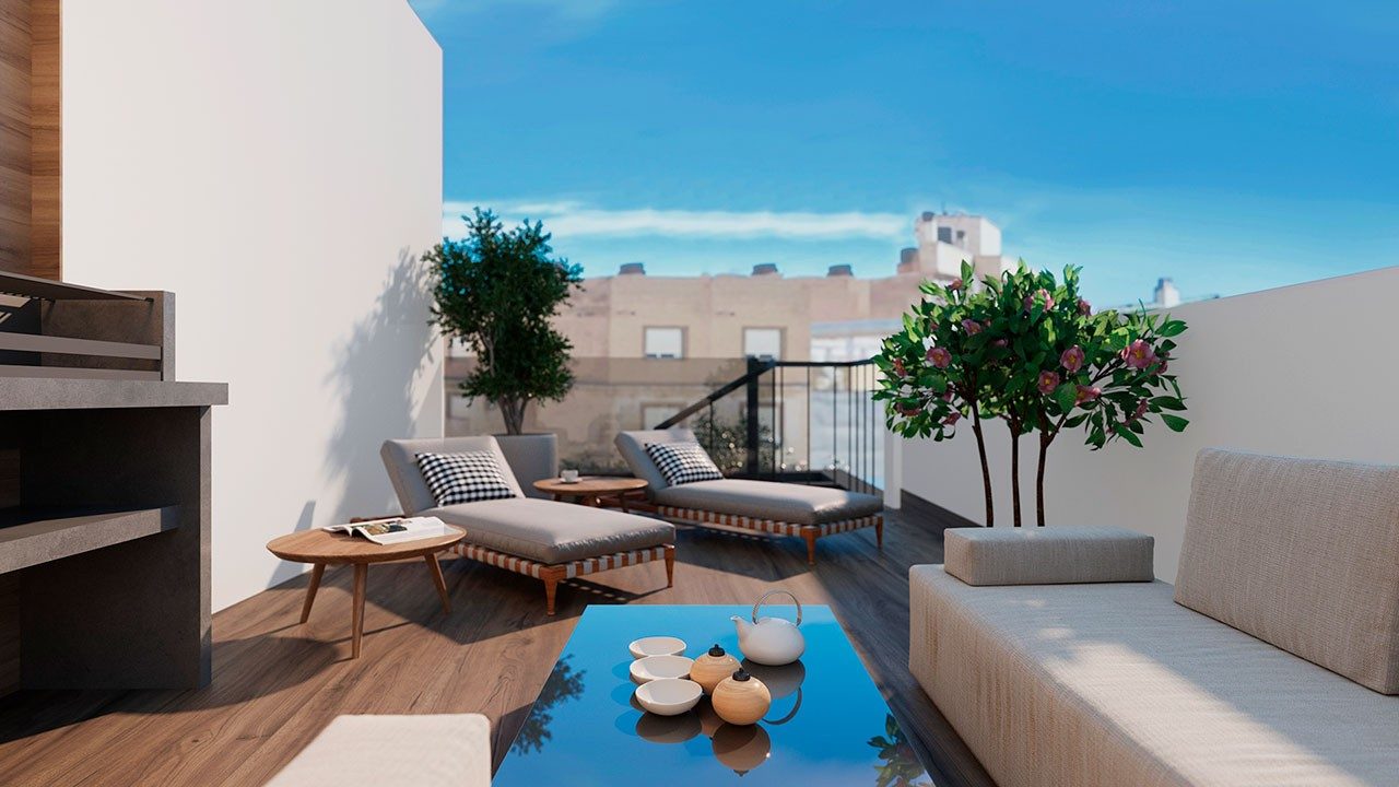 New-build apartments with rooftop pool, gym and sauna – photo 10
