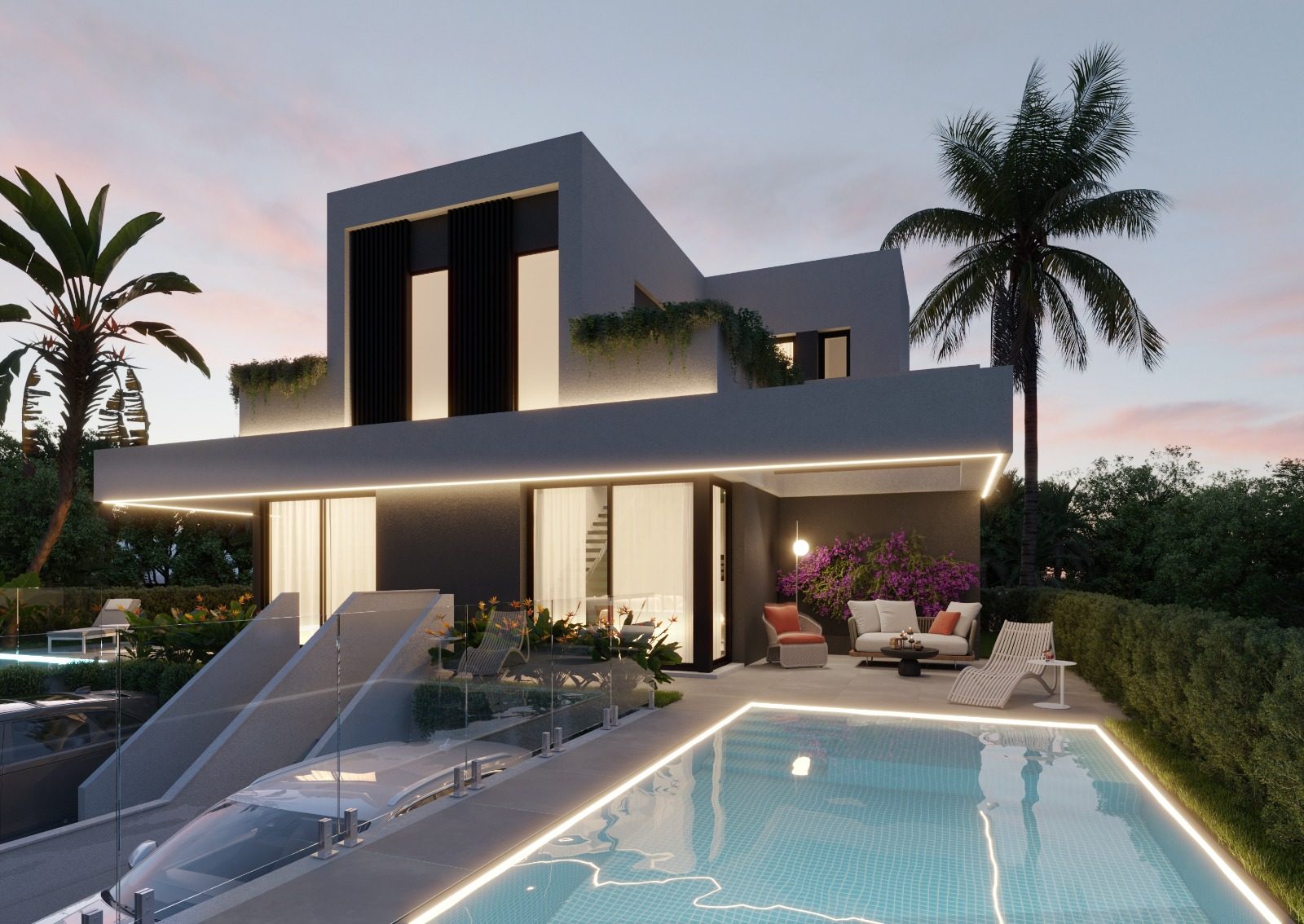 New-build townhouse with private pool, three levels – photo 2