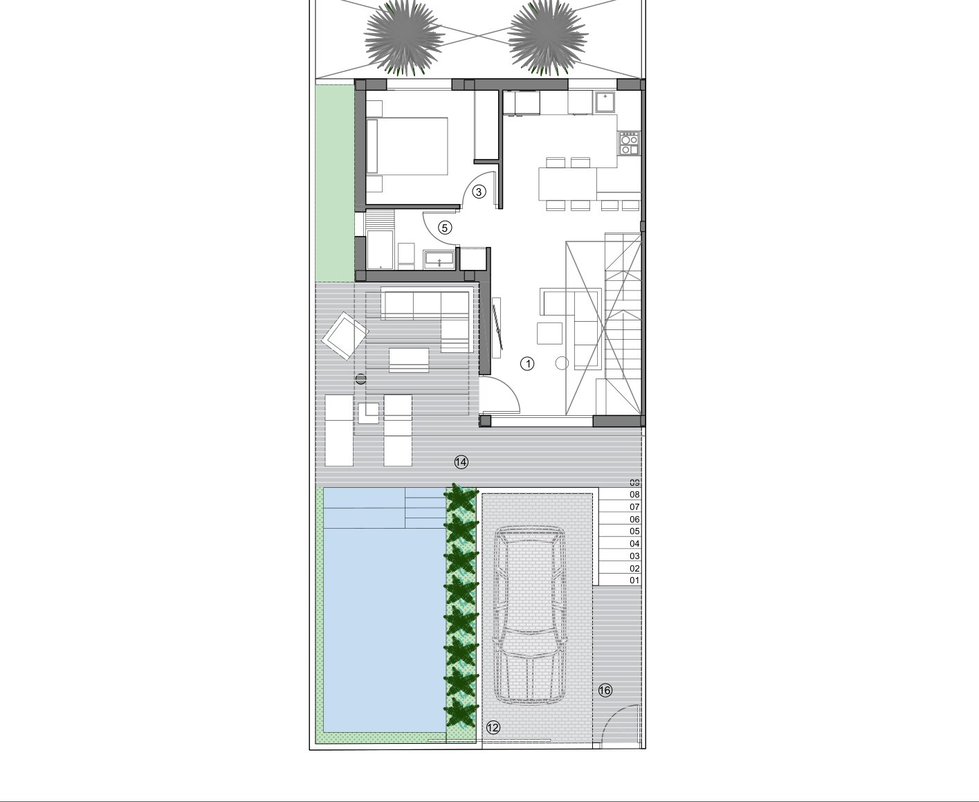 Floor plan (developer plan)