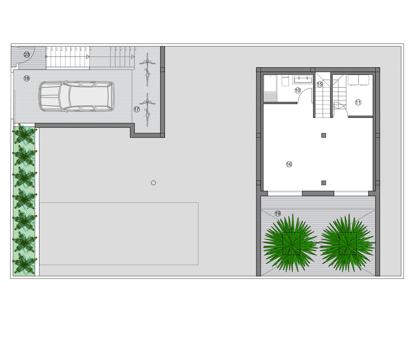 Floor plan (developer plan)