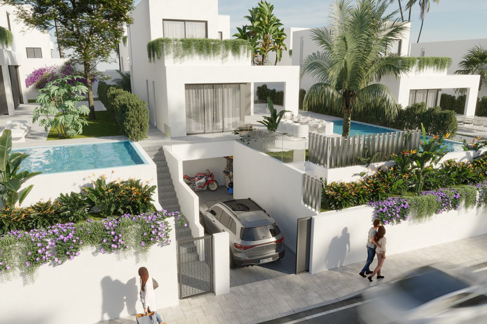 New-build villa with private pool, three levels – photo 4