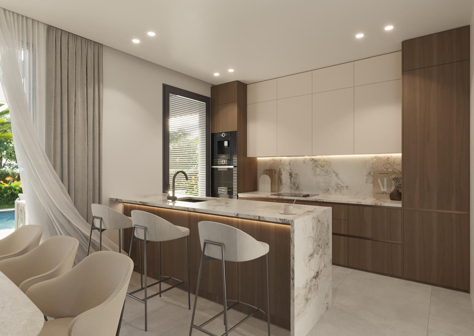 New-build villa with private pool, three levels – photo 6