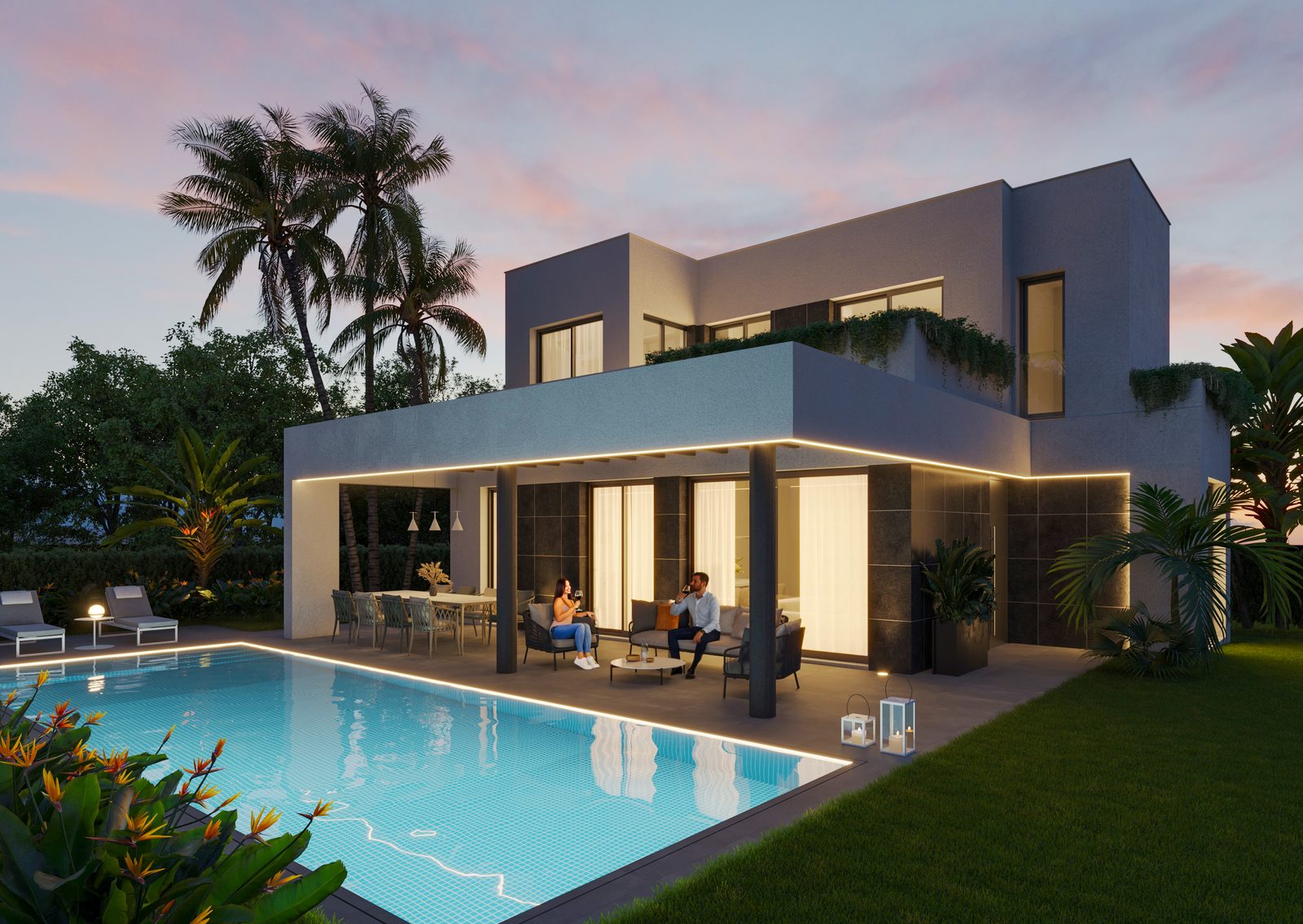 New-build villa with private pool and covered terrace – photo 2