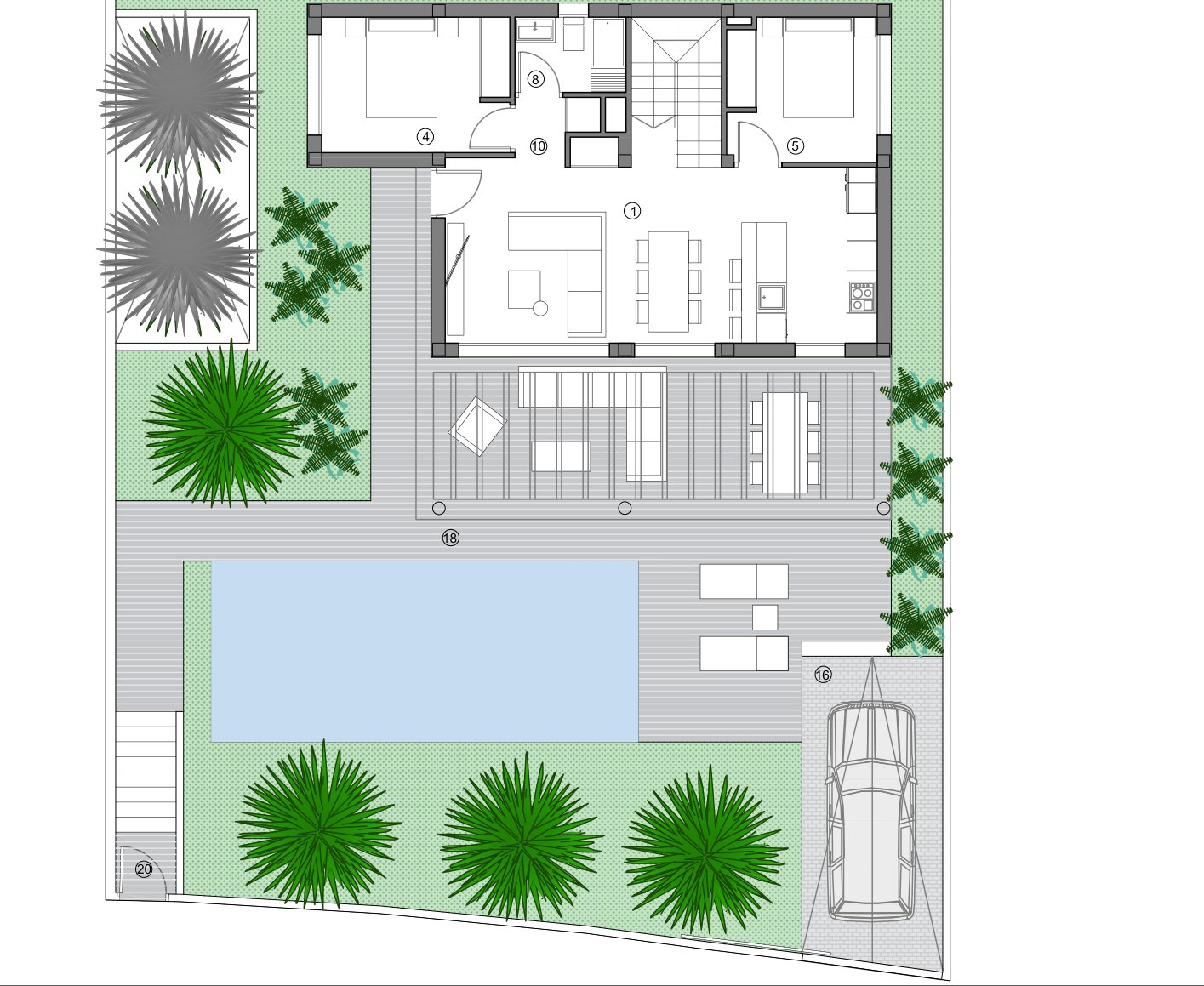 Floor plan (developer plan)
