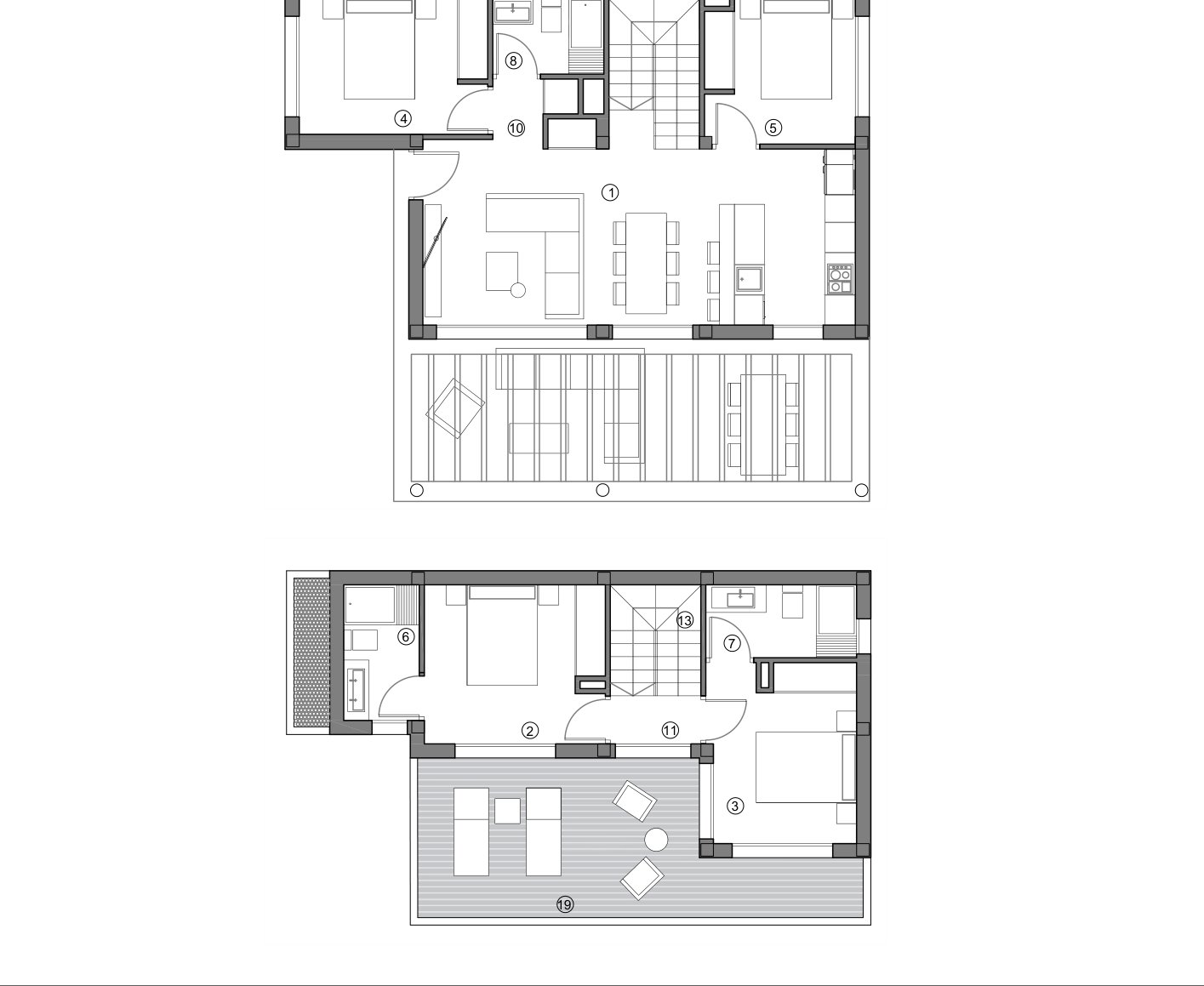 Floor plan – further floors