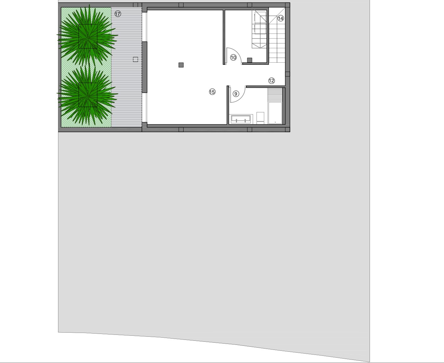Floor plan (developer plan)