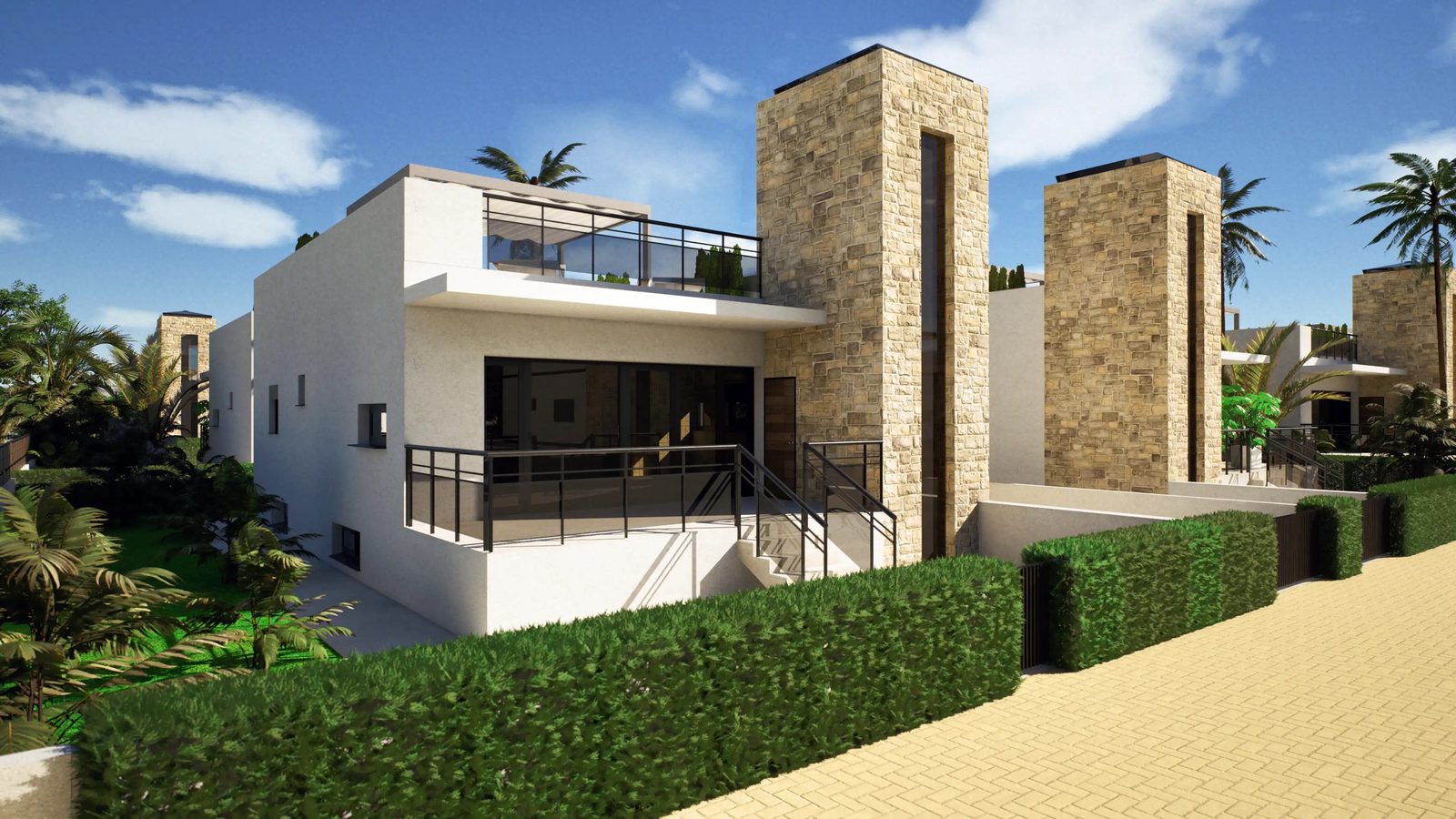 New-build villa with solarium – photo 2