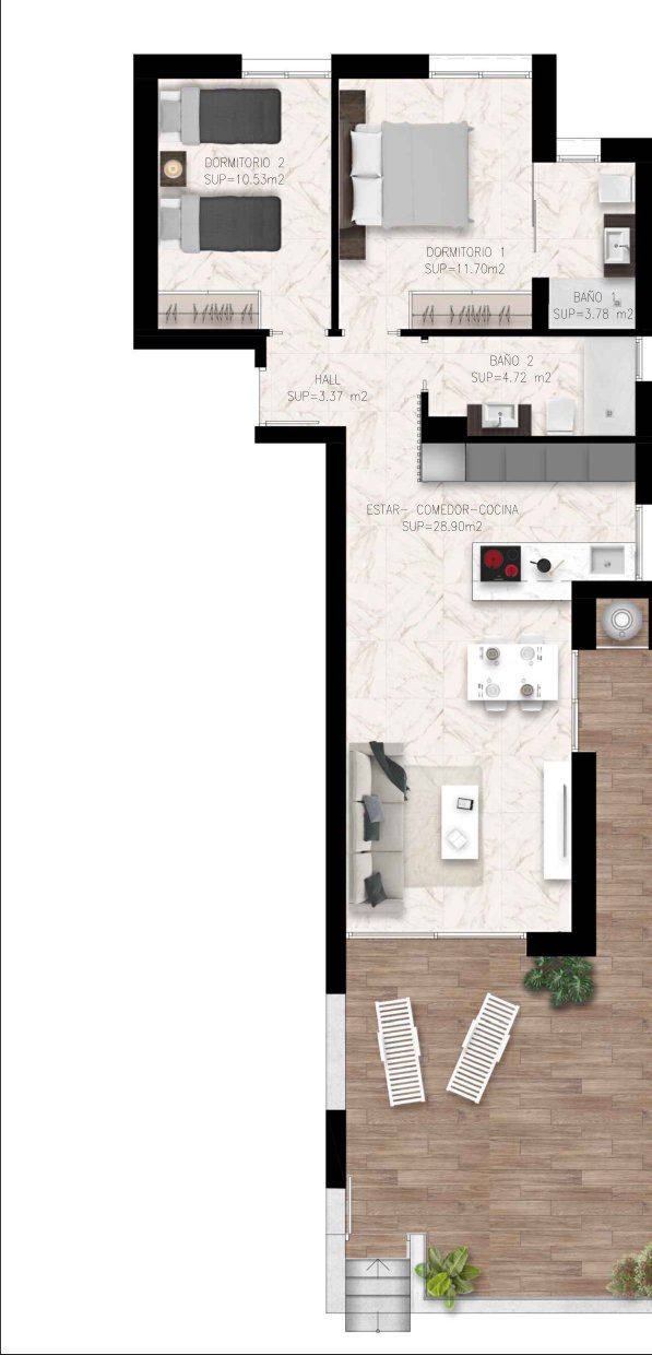 Floor plan (developer plan)