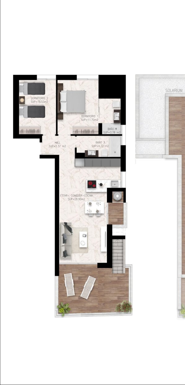 Floor plan (developer plan)