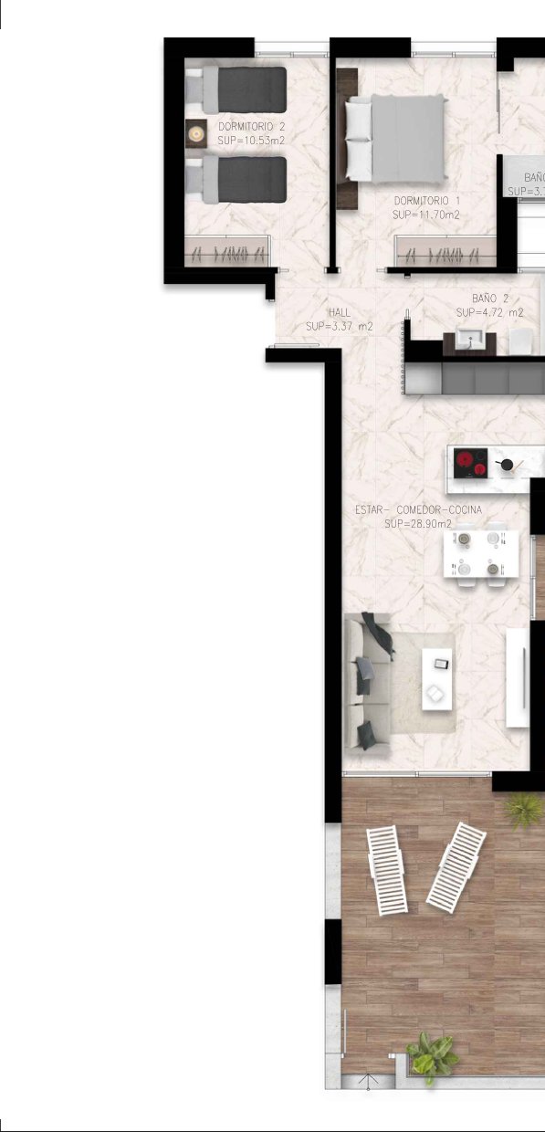 Floor plan (developer plan)