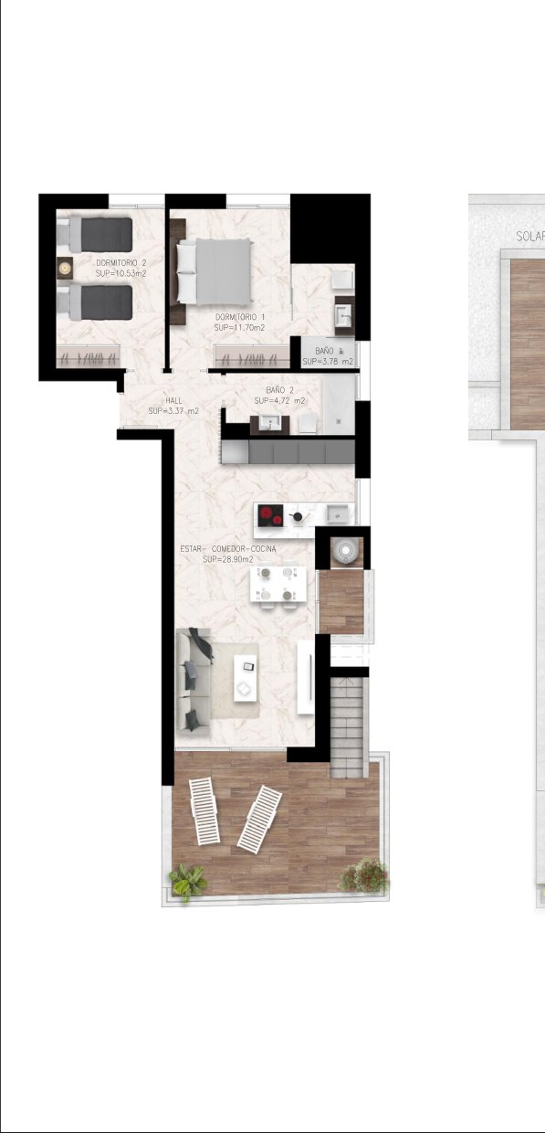 Floor plan (developer plan)