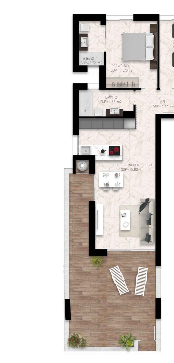Floor plan (developer plan)