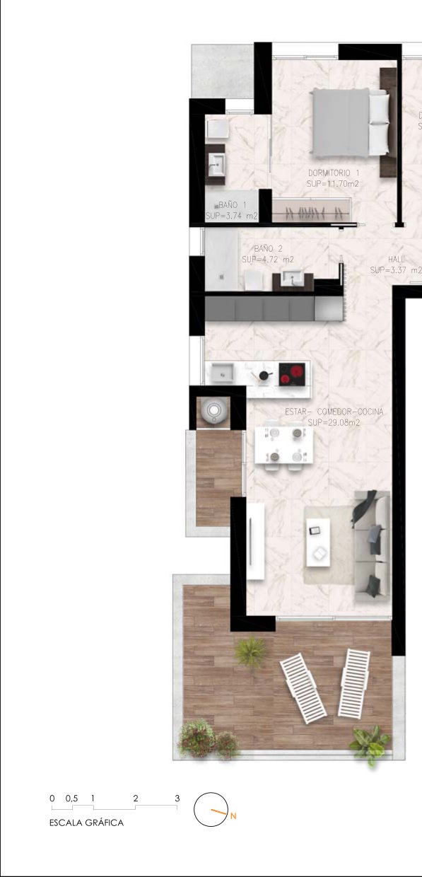 Grundriss (Plan des Bauträgers)