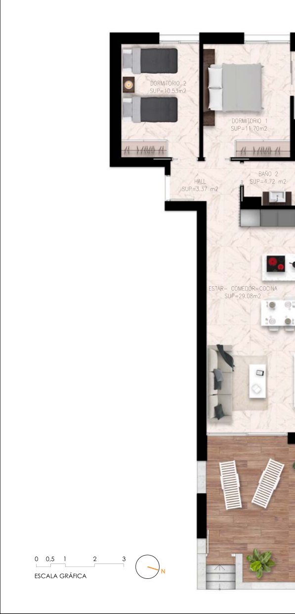 Grundriss (Plan des Bauträgers)