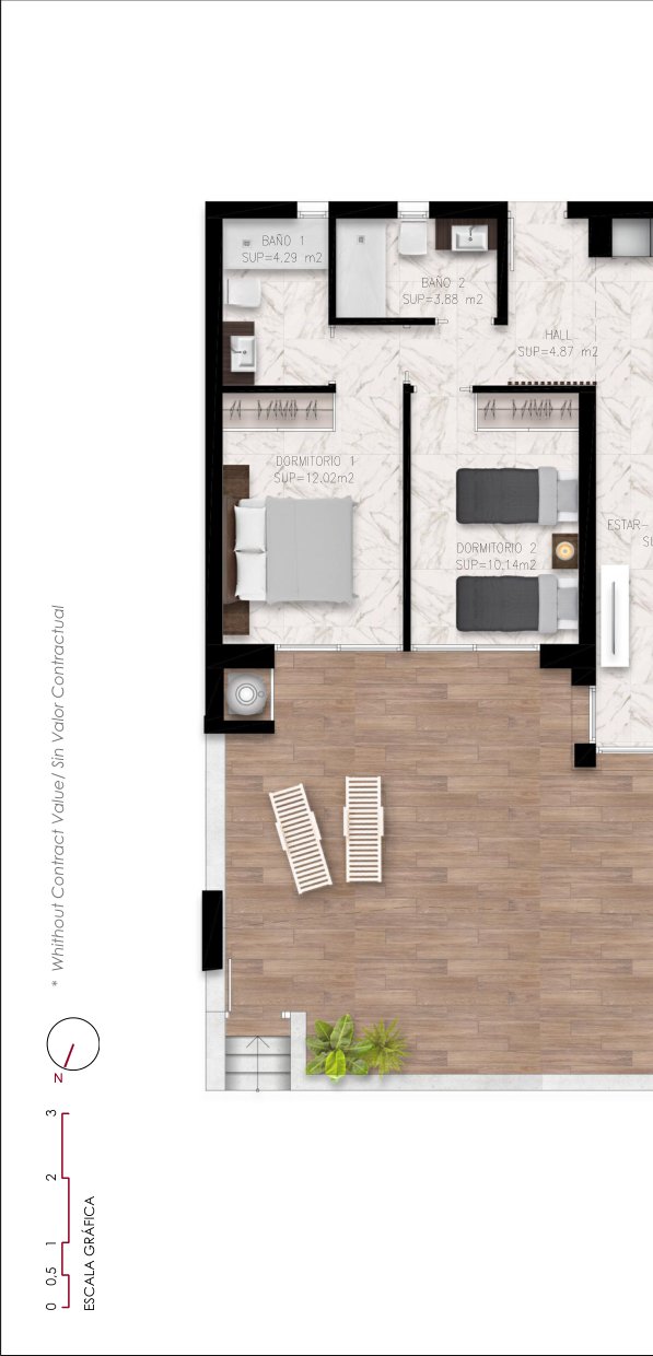 Floor plan (developer plan)