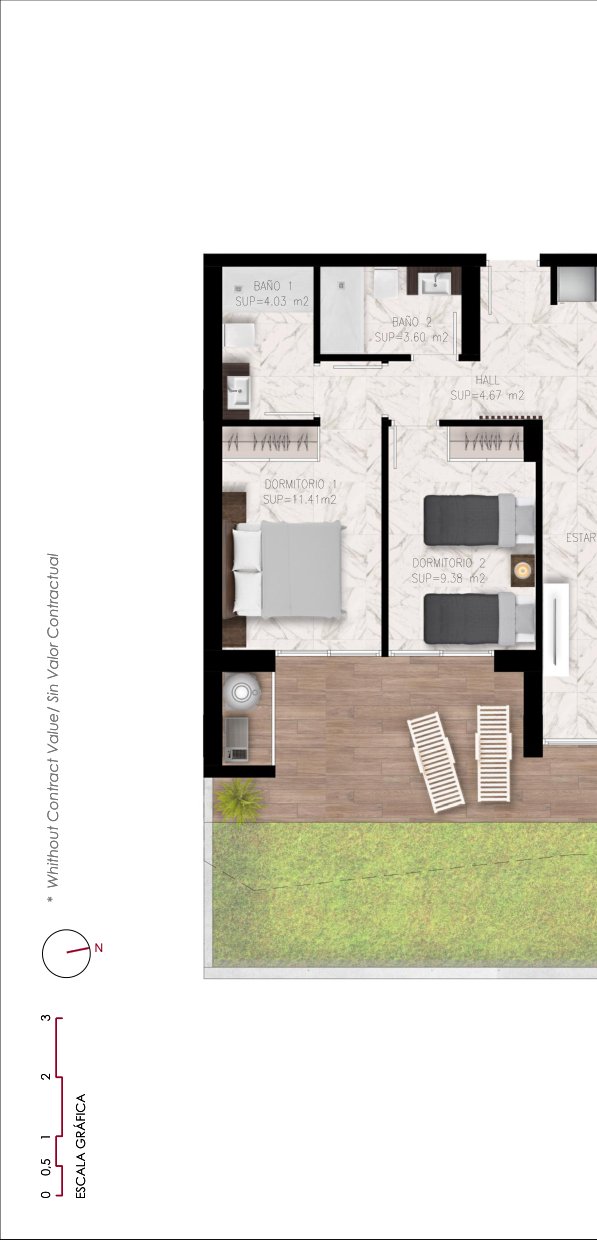 Floor plan (developer plan)