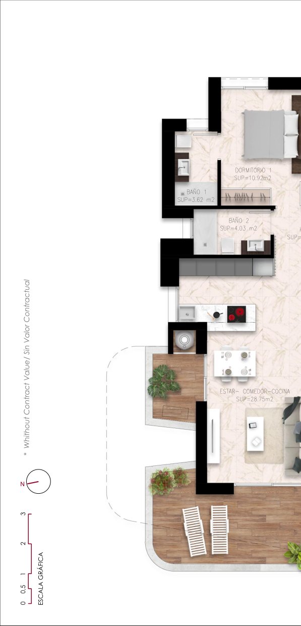 Floor plan (developer plan)