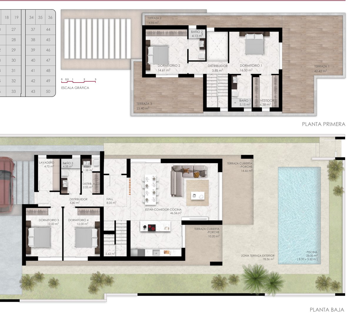 Grundriss (Plan des Bauträgers)