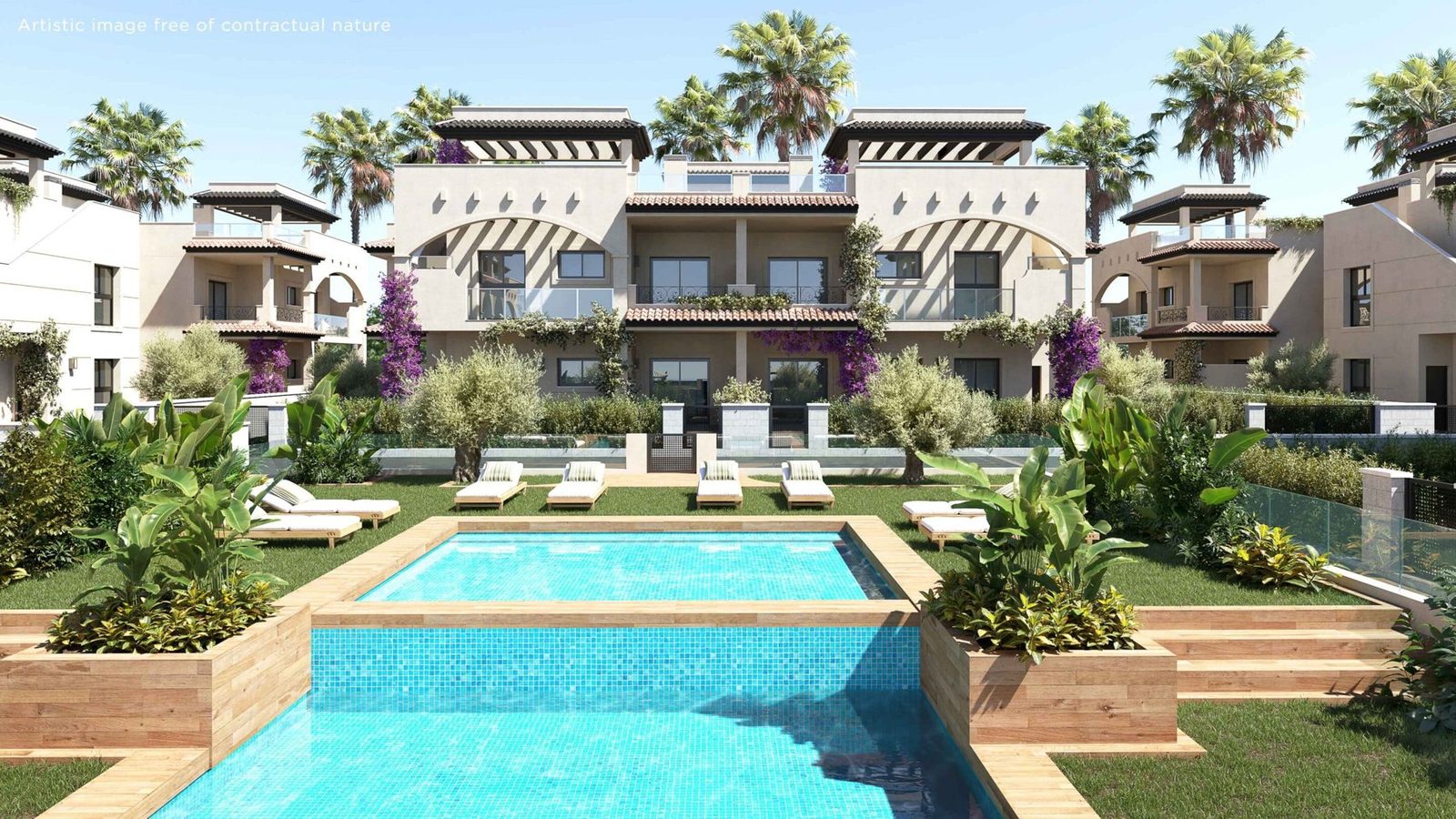 New-build garden apartment with communal pool – Ciudad Quesada