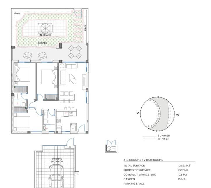 Floor plan (developer plan)