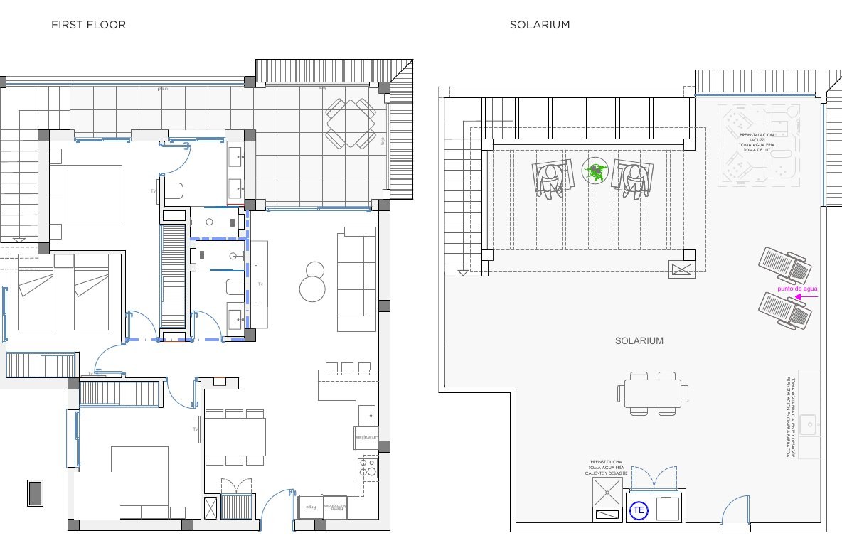 Floor plan (developer plan)