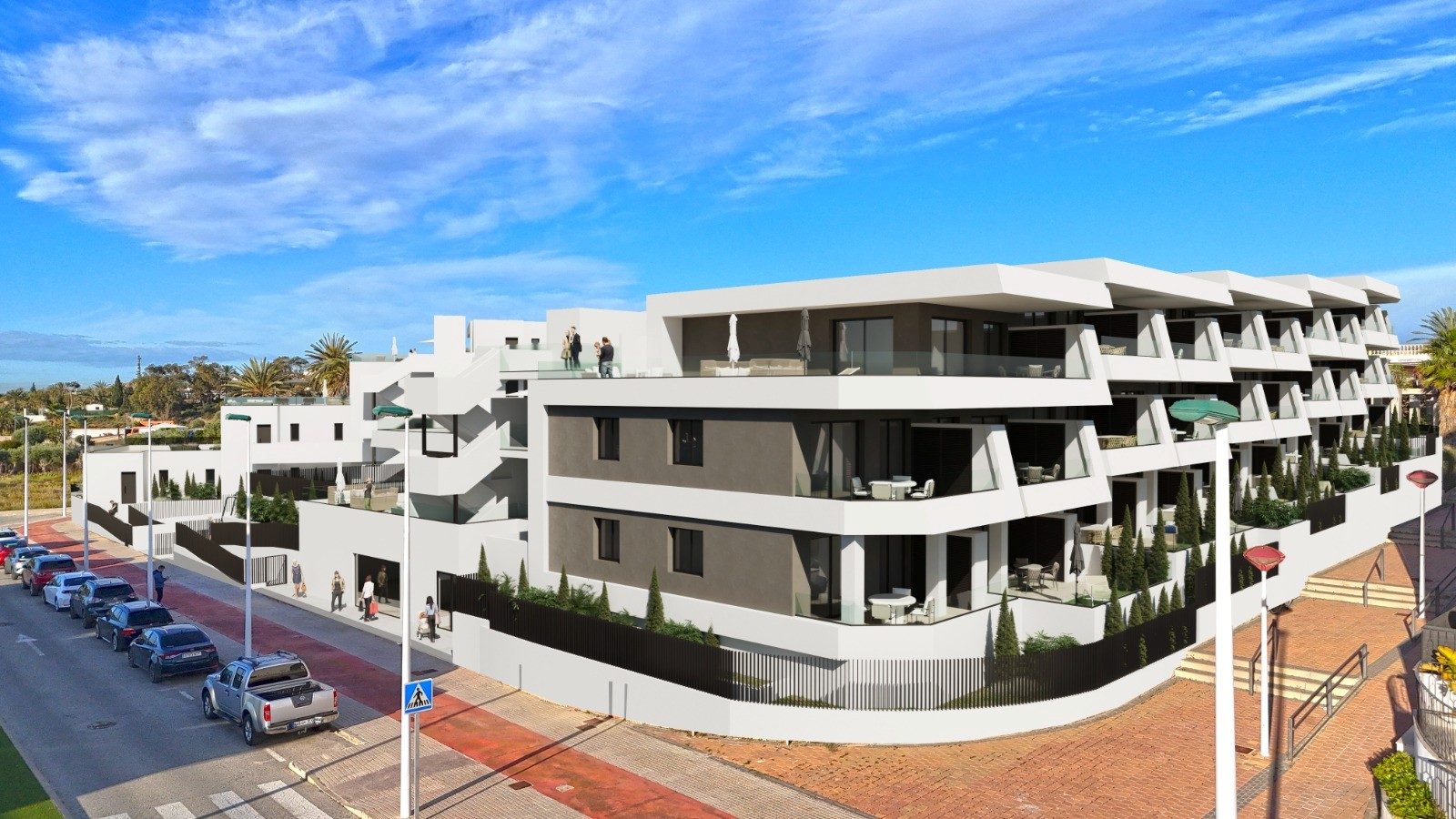 New-build top-floor apartment with private solarium – photo 3