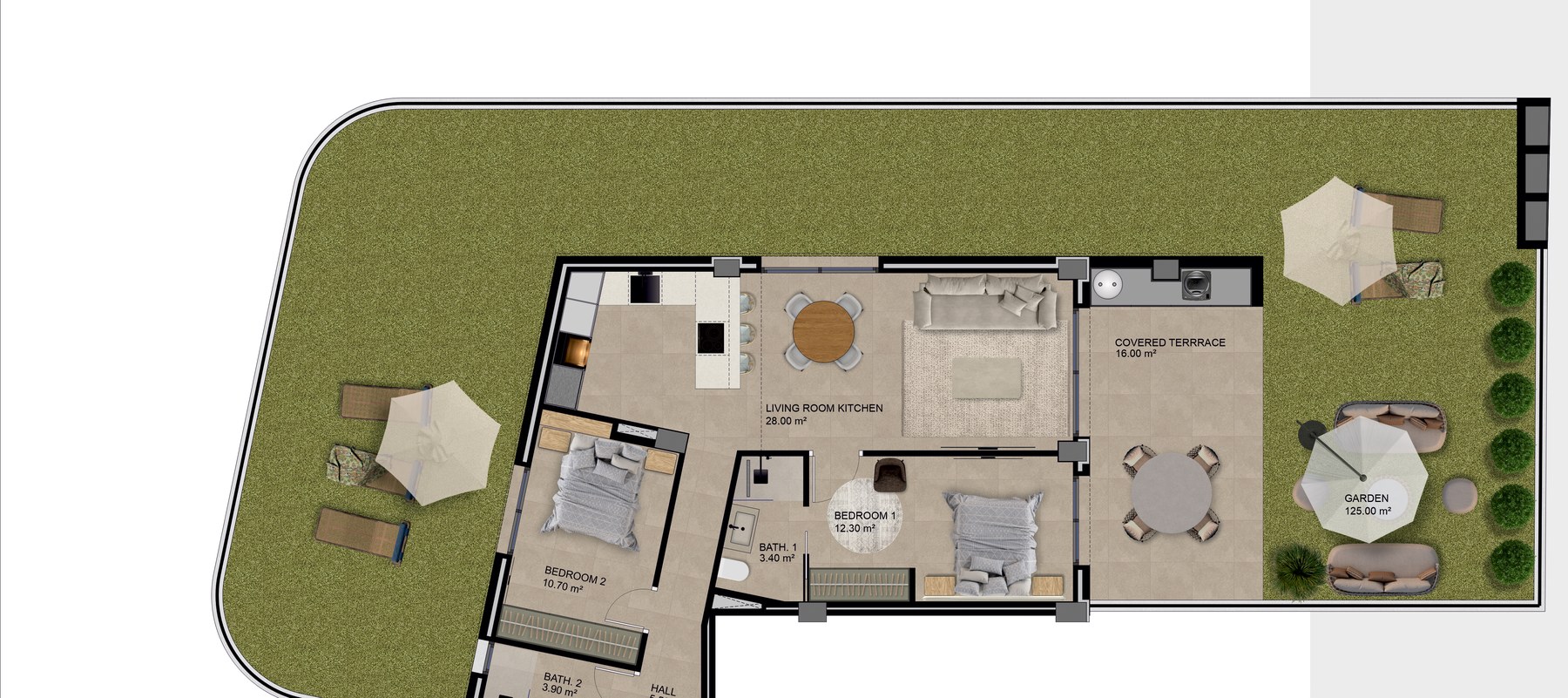 Floor plan (developer plan)