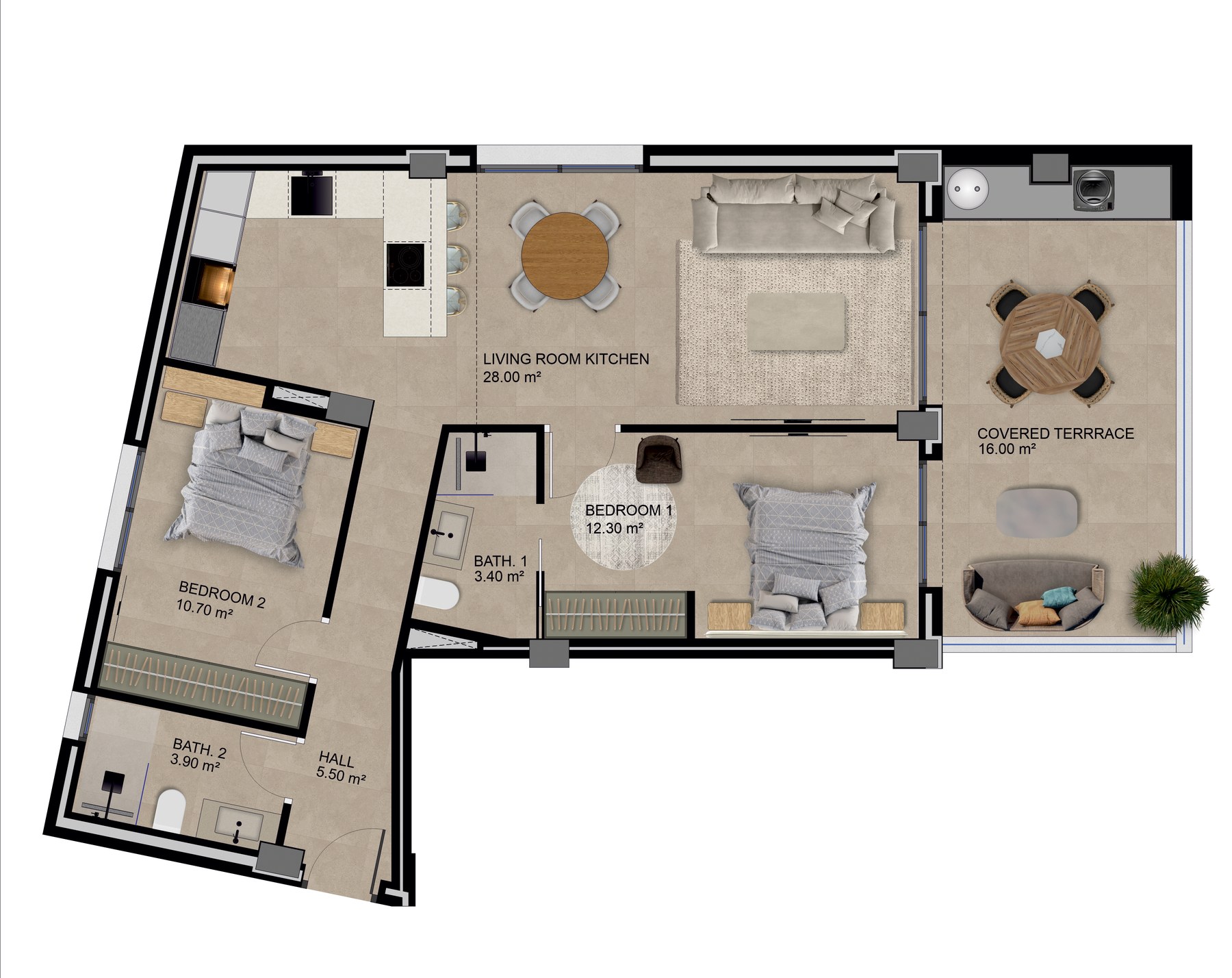 Floor plan (developer plan)