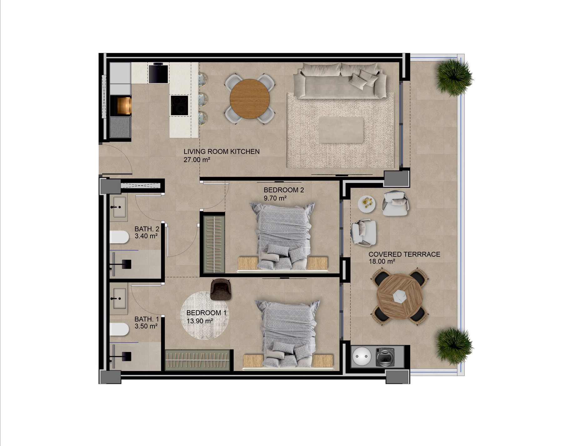 Floor plan (developer plan)