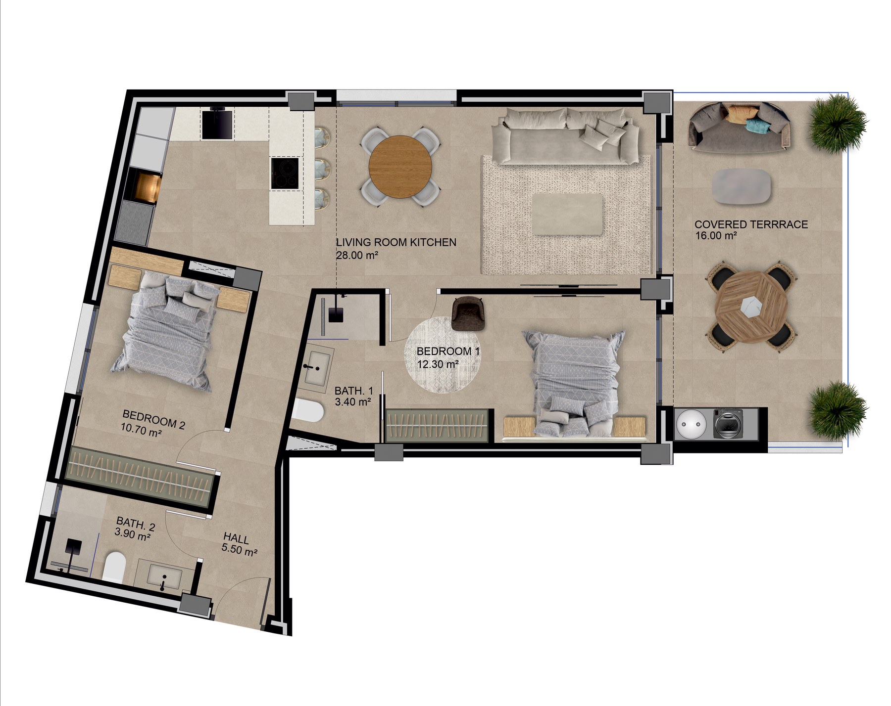 Floor plan (developer plan)