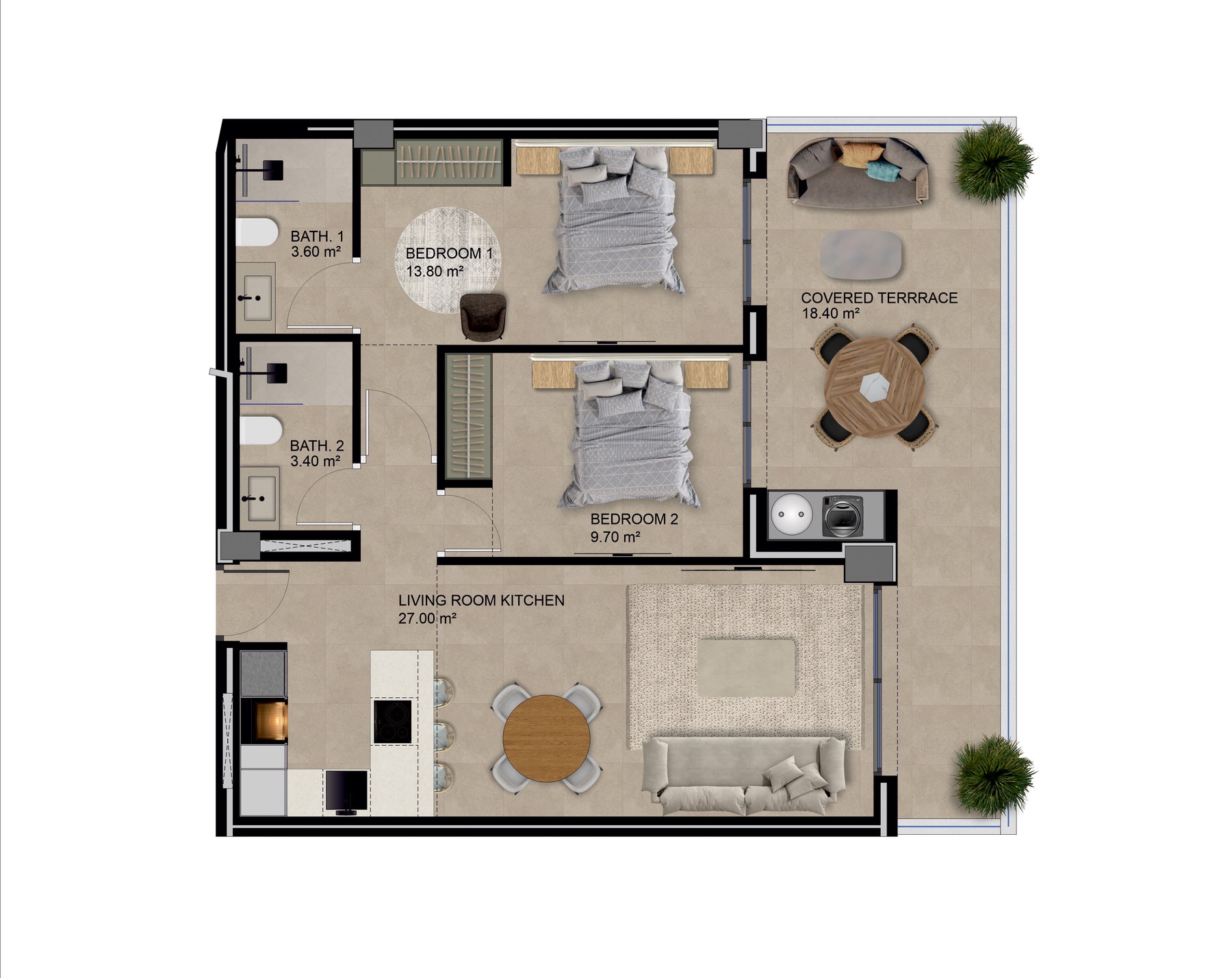Floor plan (developer plan)