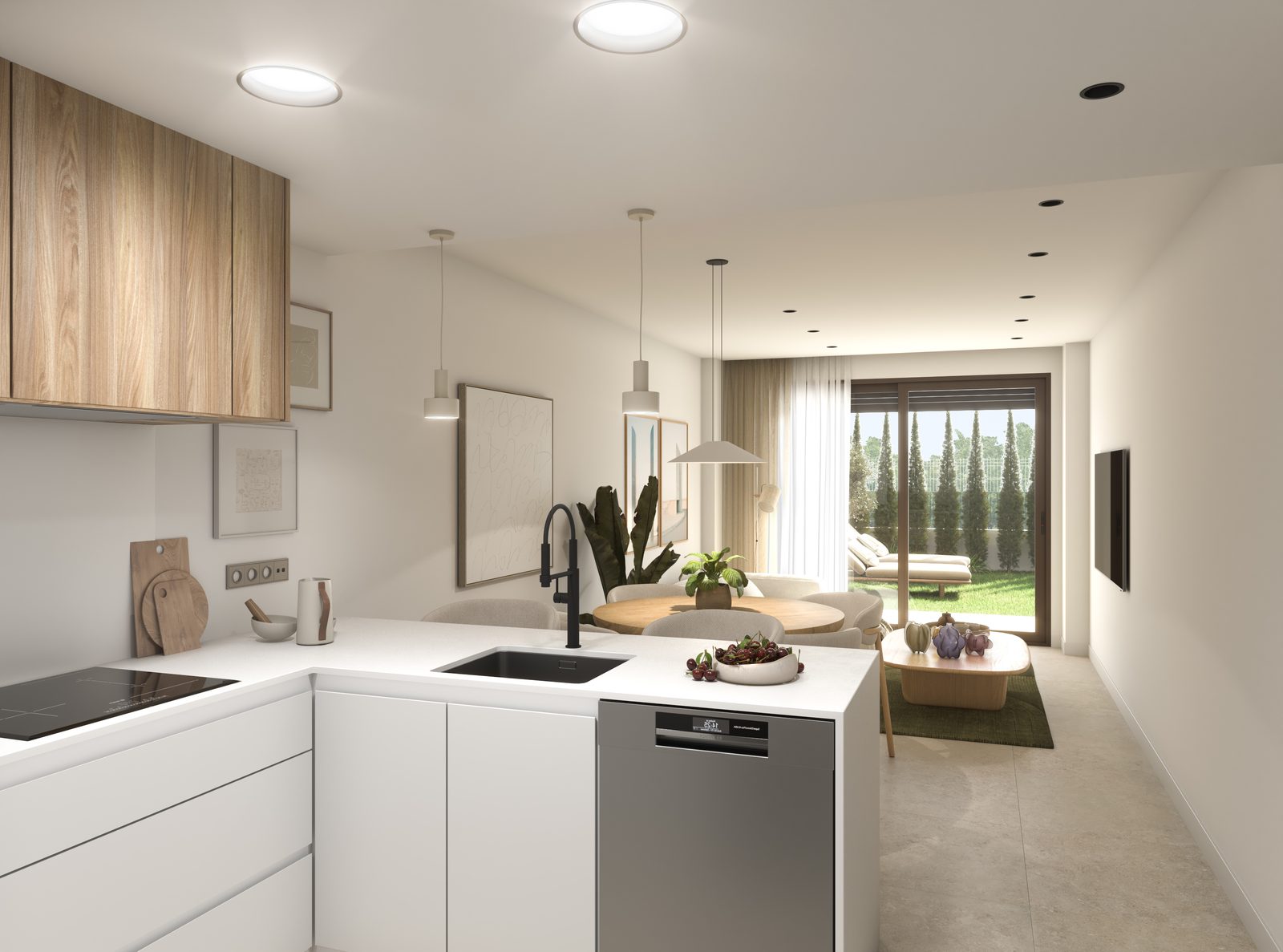New-build apartment with terrace and underground parking space – photo 4