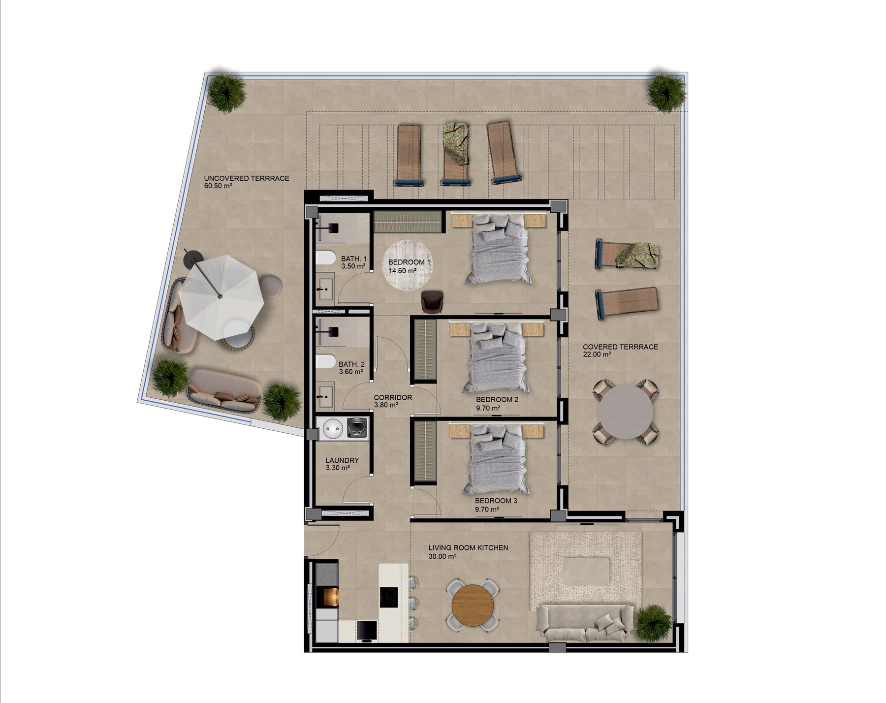 Floor plan (developer plan)