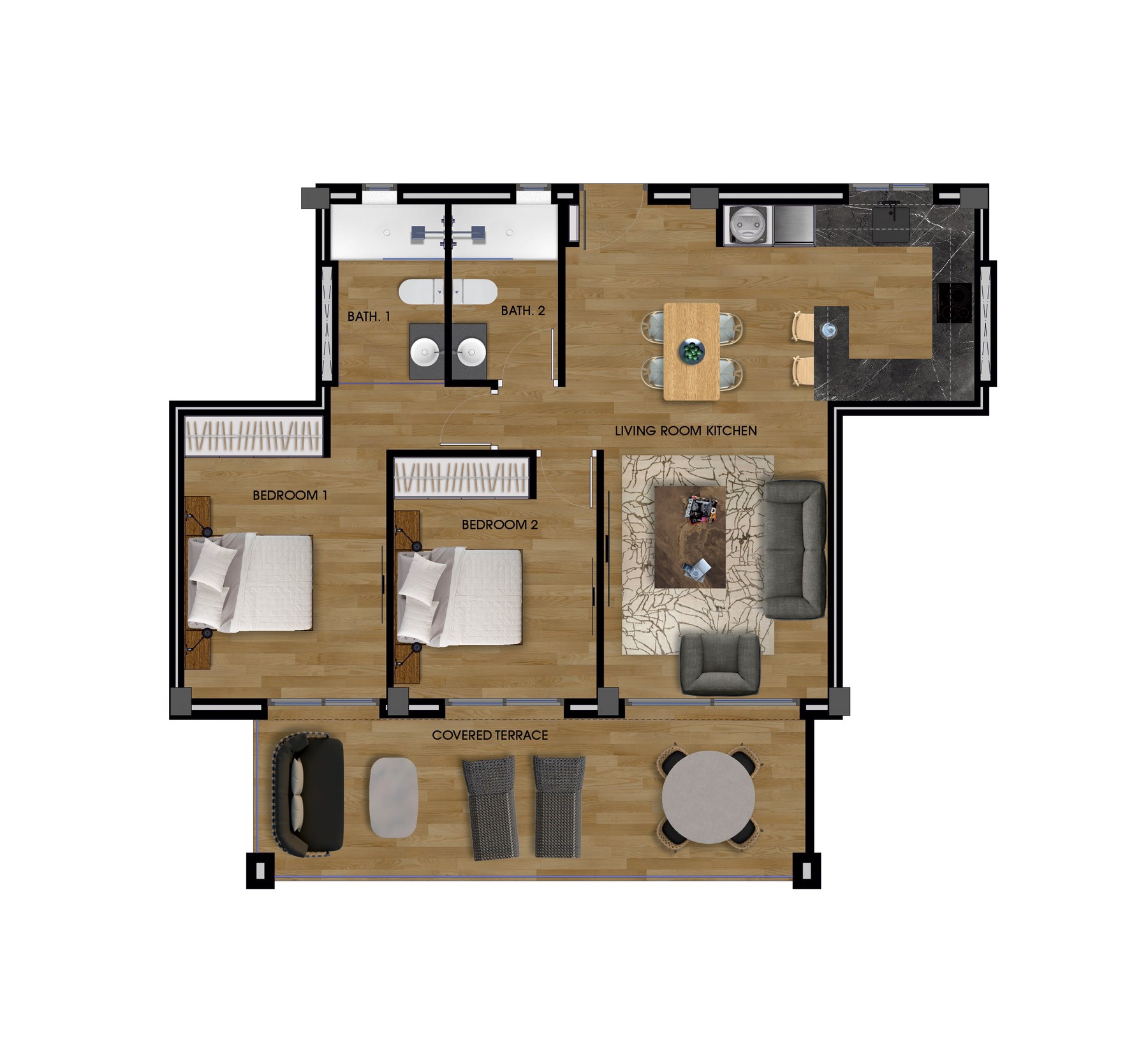 Floor plan (developer plan)