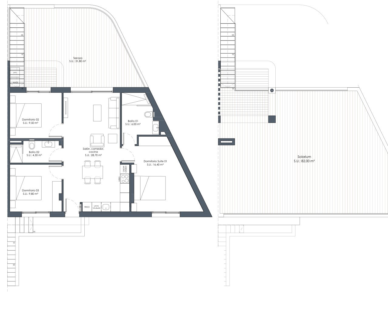 Grundriss (Plan des Bauträgers)