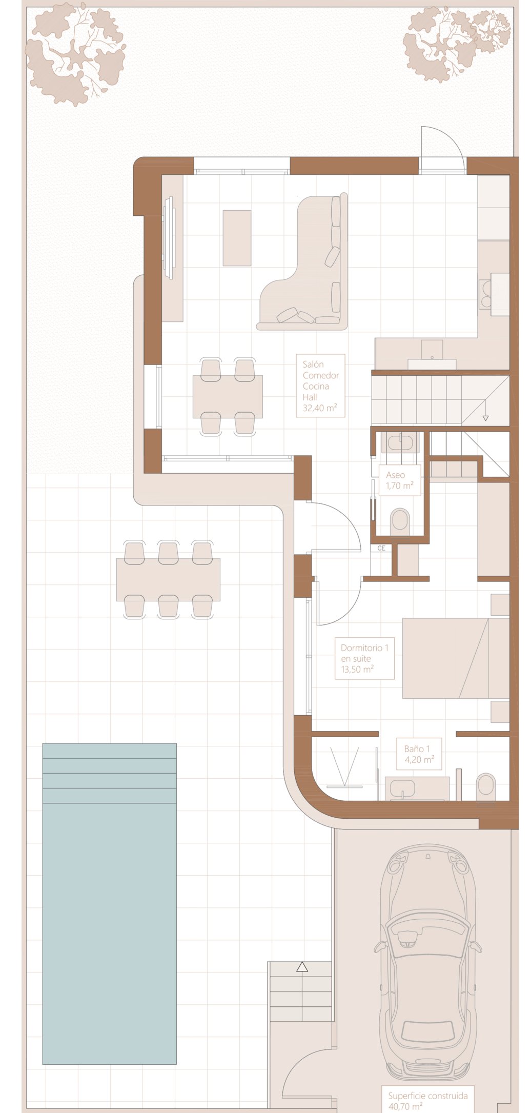 Floor plan (developer plan)