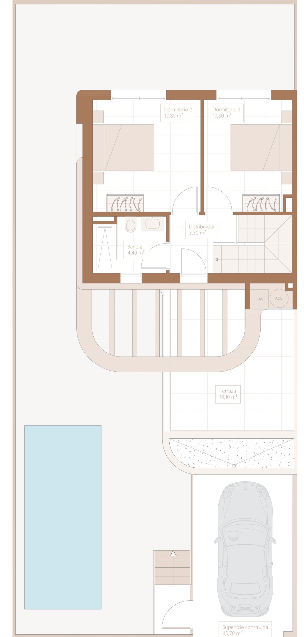 Floor plan – further floors
