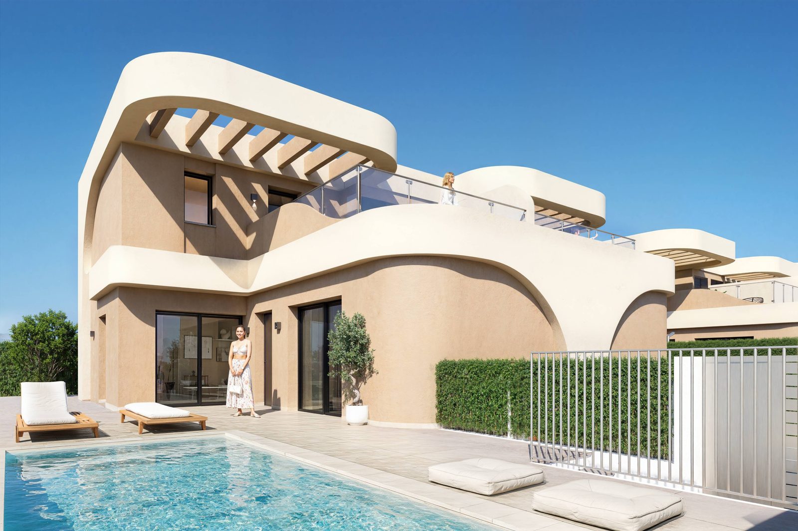 New-build two-storey villa with garden and parking space – photo 1
